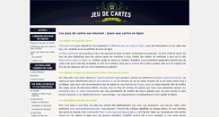 Desktop Screenshot of jeu-de-cartes.com