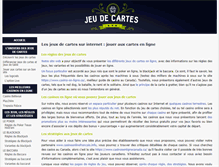 Tablet Screenshot of jeu-de-cartes.com